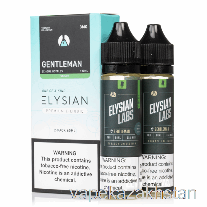 Vape Kazakhstan Gentleman - Elysian Labs - 120mL 3mg